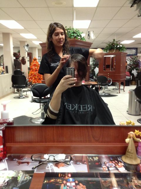 Melanie at Work