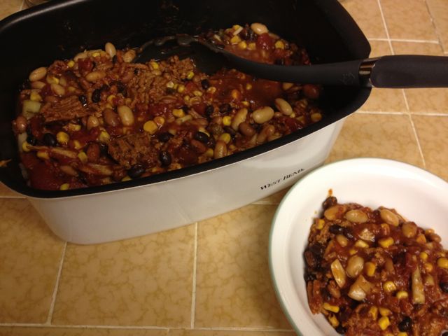 Slow Cooker Turkey Chili